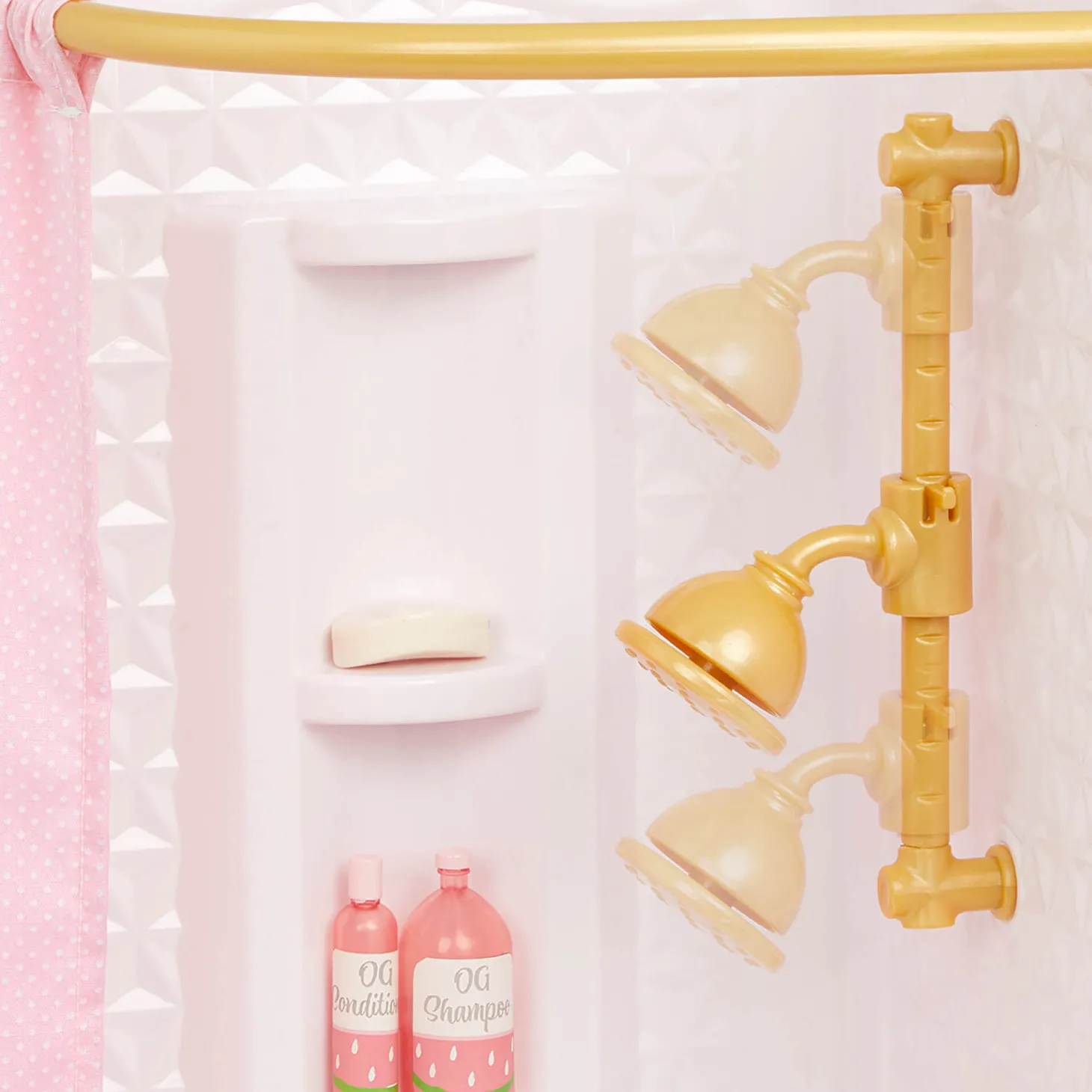 Zestaw mebli dla lalki - Łazienka z wyposażeniem - Sweet Bathroom Set