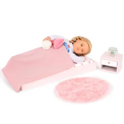 Zestaw mebli dla lalki - Sypialnia z wyposażeniem - Sweet Snuggles Bedroom Set﻿