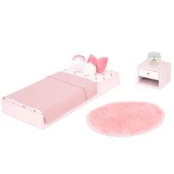 Zestaw mebli dla lalki - Sypialnia z wyposażeniem - Sweet Snuggles Bedroom Set﻿