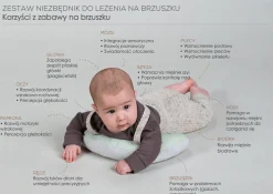 Zestaw niezbędnik do leżenia na brzuszku