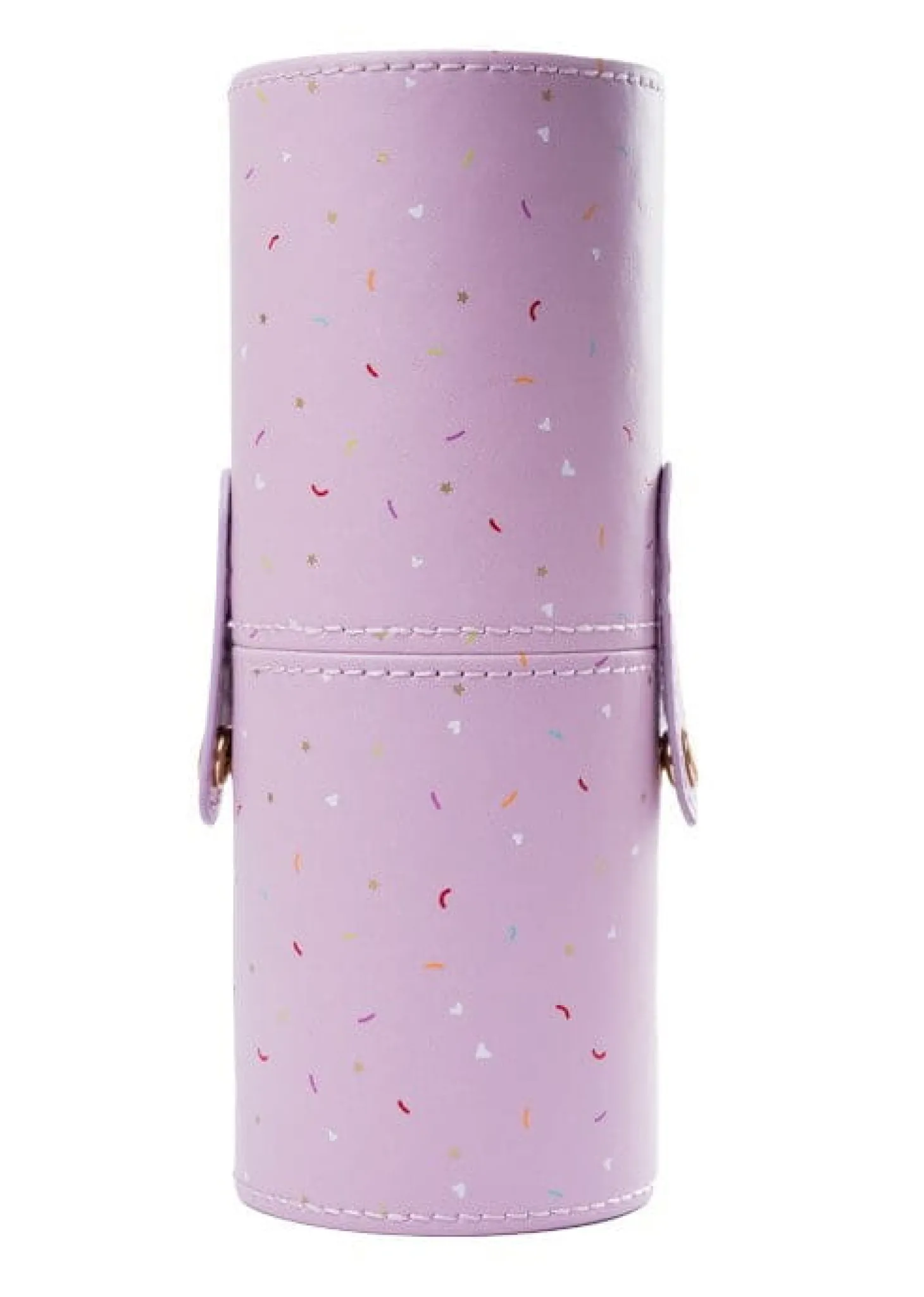 Zestaw 5 pędzli do makijażu w etui do przechowywania