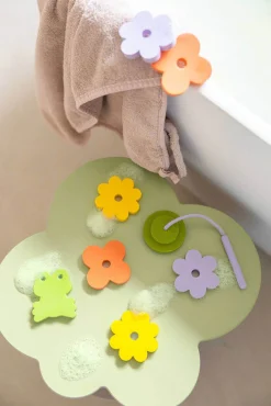 Zestaw piankowych naklejek do kąpieli z wędką Frog pond