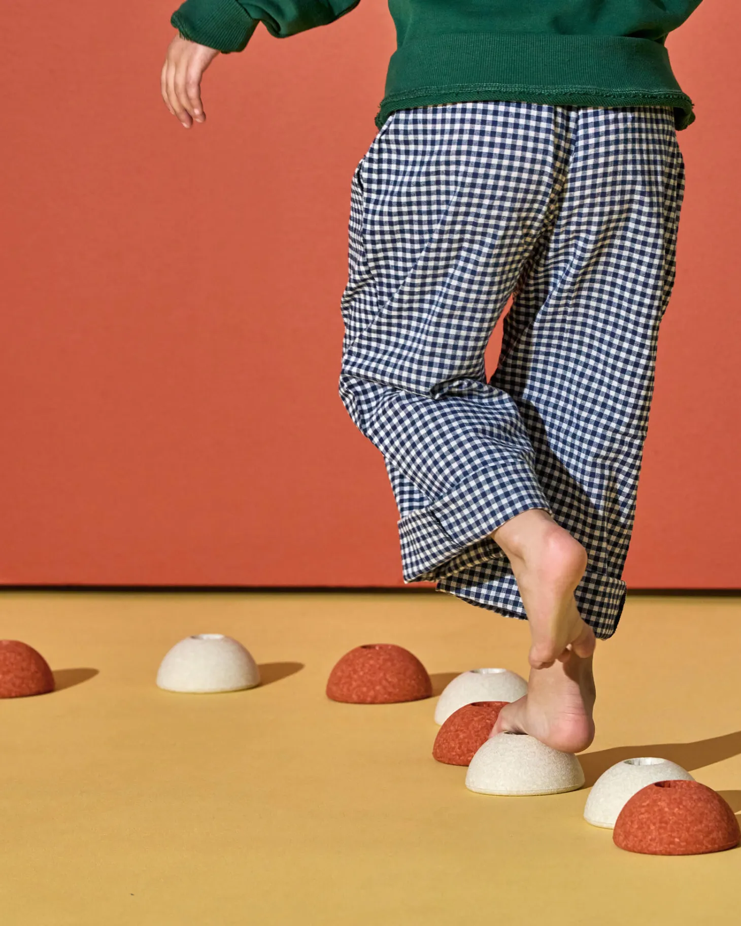 Zestaw 3 piłek piankowych Foam Balls - burnt orange, dusty green