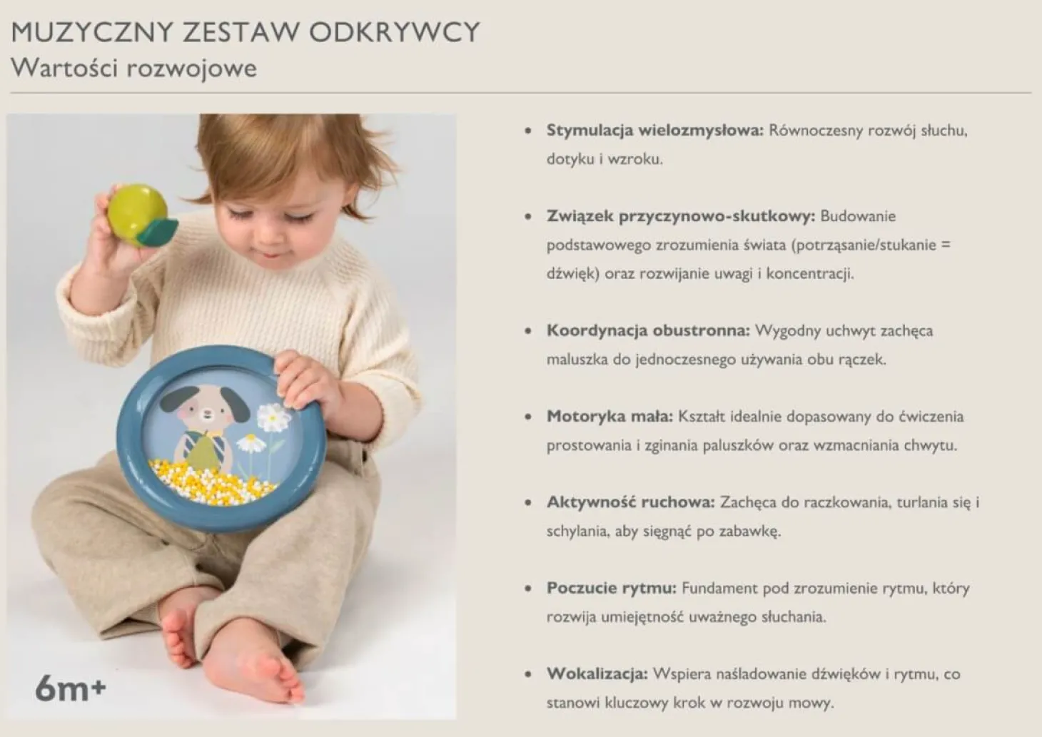 Zestaw pierwszych instrumentów muzycznych