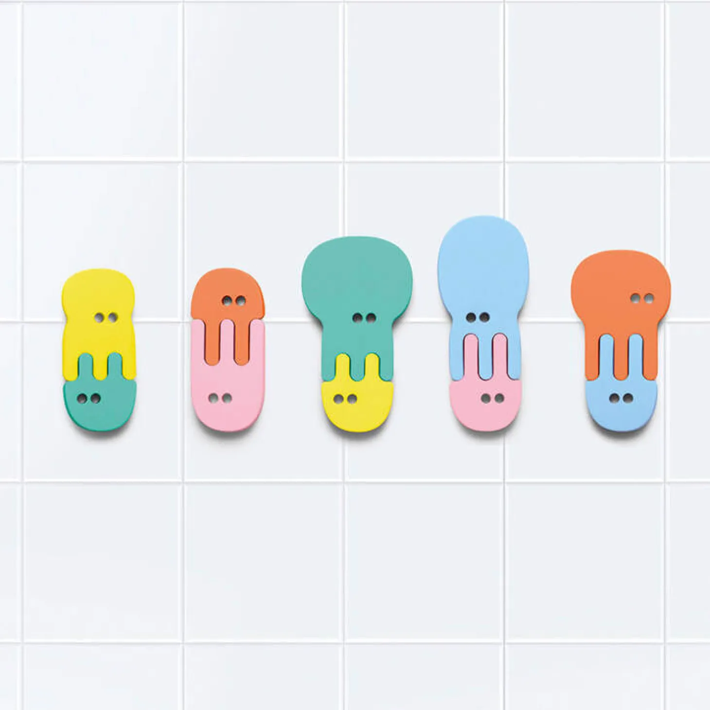 Zestaw puzzli piankowych - Meduzy