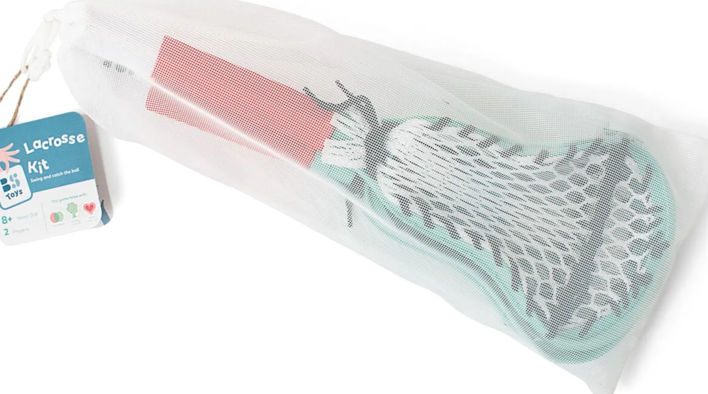 Zestaw rakietek z miękką piłką do LACROSSE, outdoor