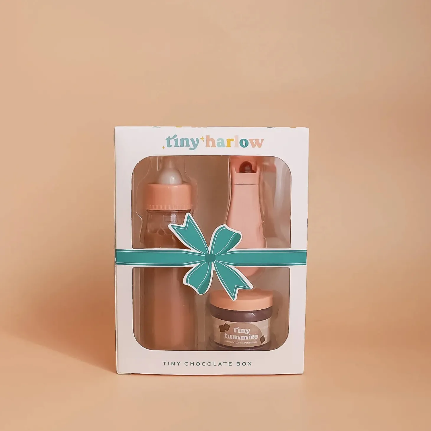 Zestaw Tiny Tummies Magiczna butelka i słoiczek Chocolate Box