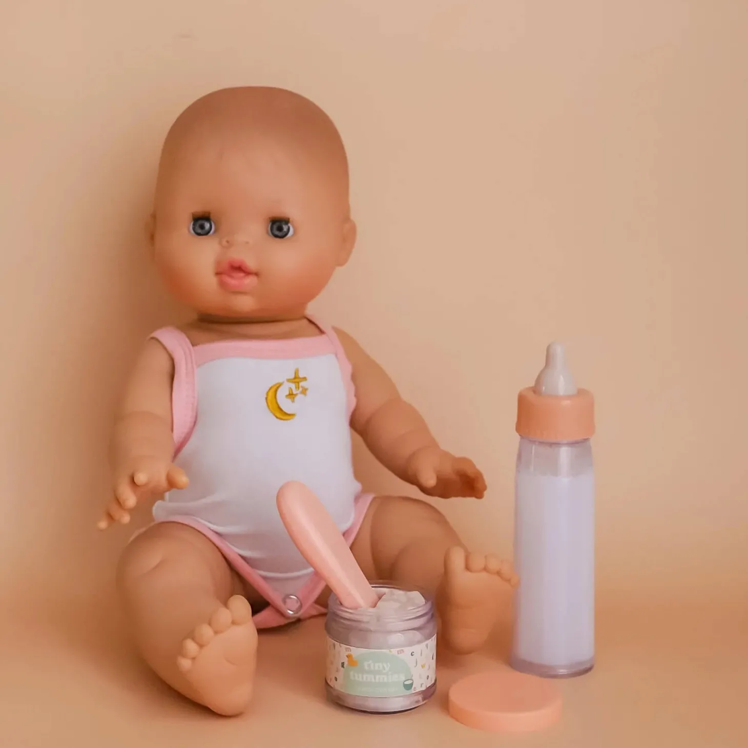 Zestaw Tiny Tummies Magiczna butelka i słoiczek