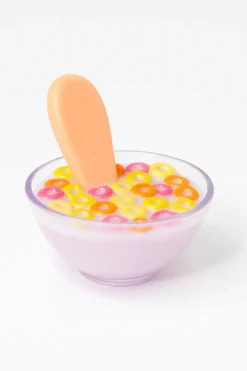 Zestaw Tiny Tummies Magiczna miseczka i łyżeczka, Płatki śniadaniowe