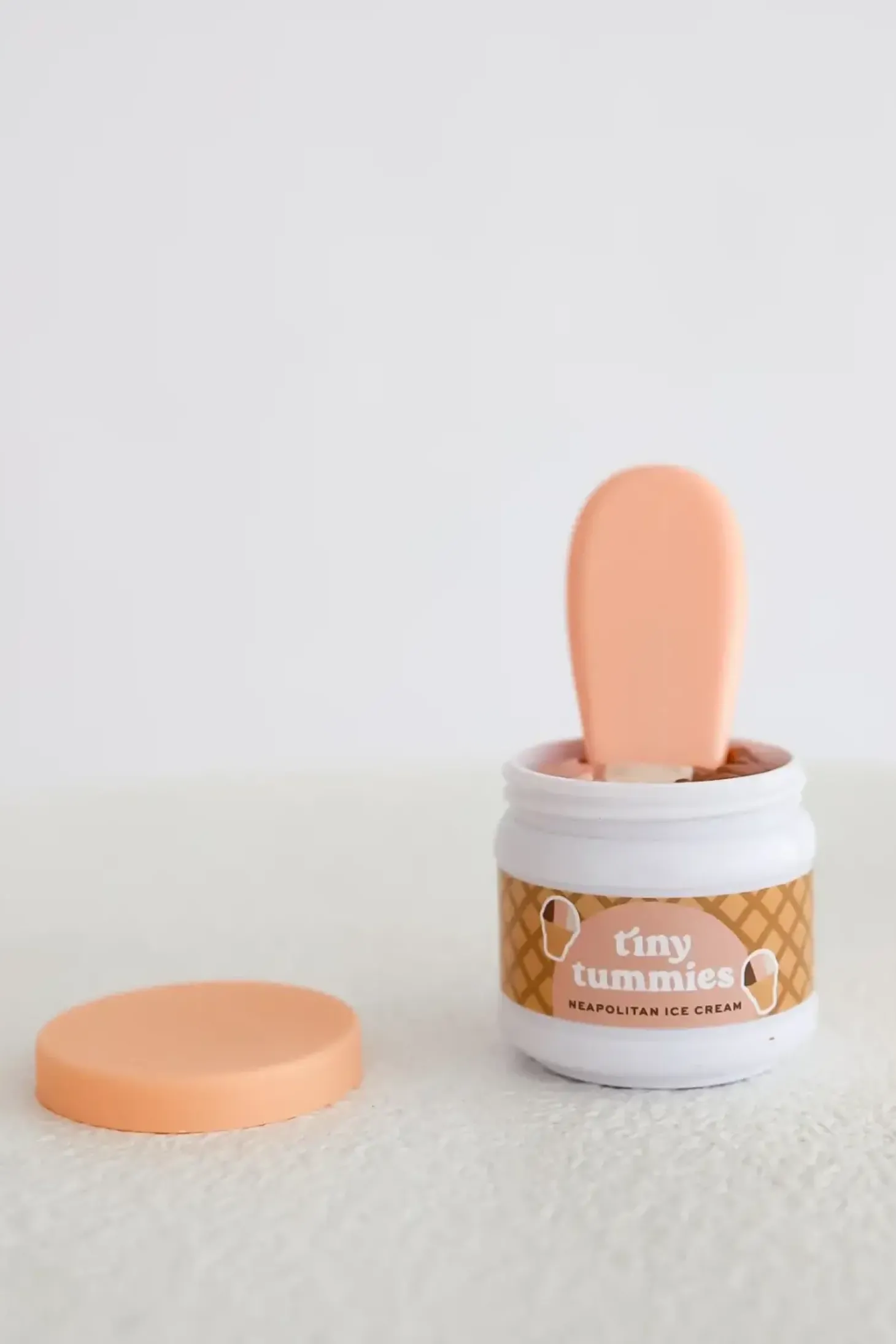 Zestaw Tiny Tummies Słoiczek i Łyżeczka, Lody Włoskie