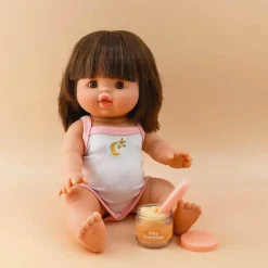 Zestaw Tiny Tummies Słoiczek i Łyżeczka, Banan