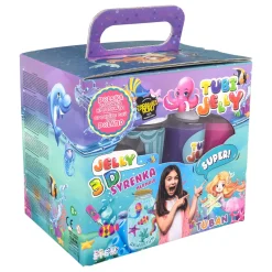 Zestaw Tubi Jelly 6 kolorów + małe akwarium - syrenka