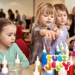 Zestaw Tubi Jelly 6 kolorów + małe akwarium - syrenka