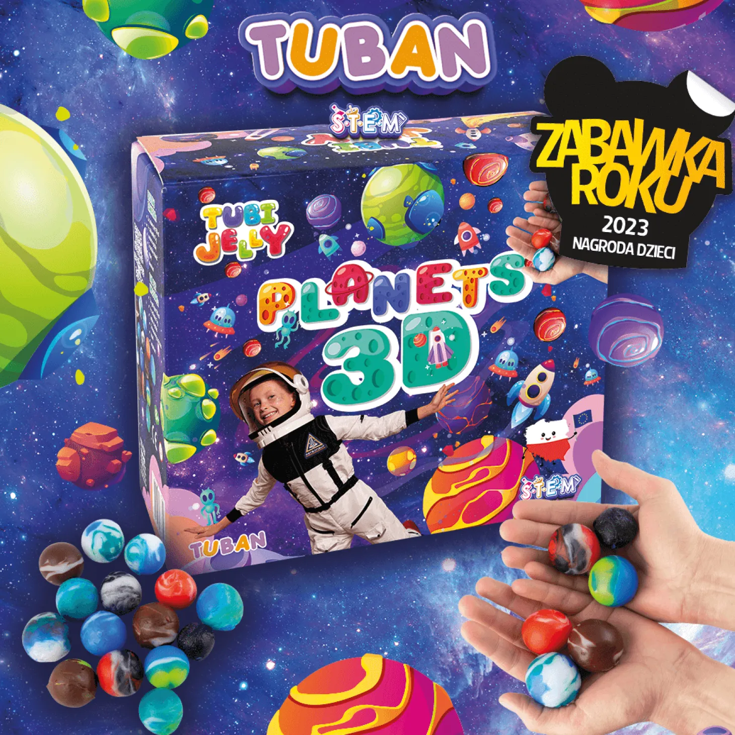 Zestaw Tubi Jelly - planety