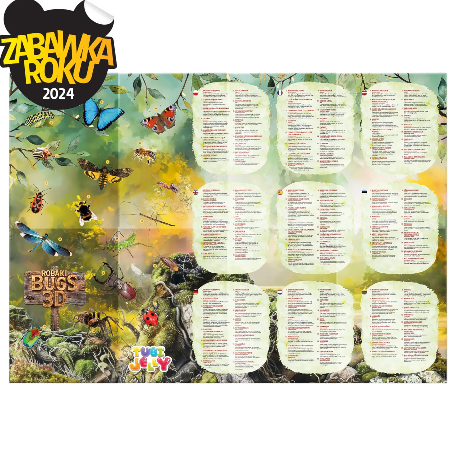 Zestaw Tubi Jelly - robaki