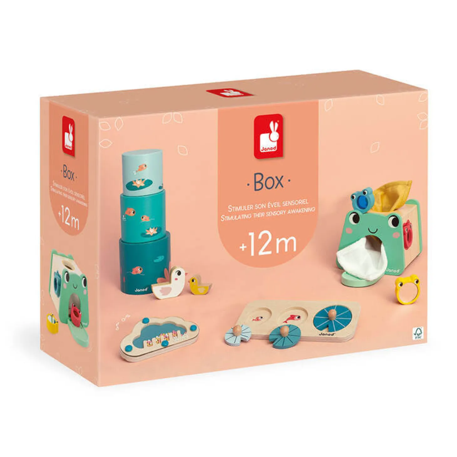 Zestaw zabawek edukacyjnych Box 12m+