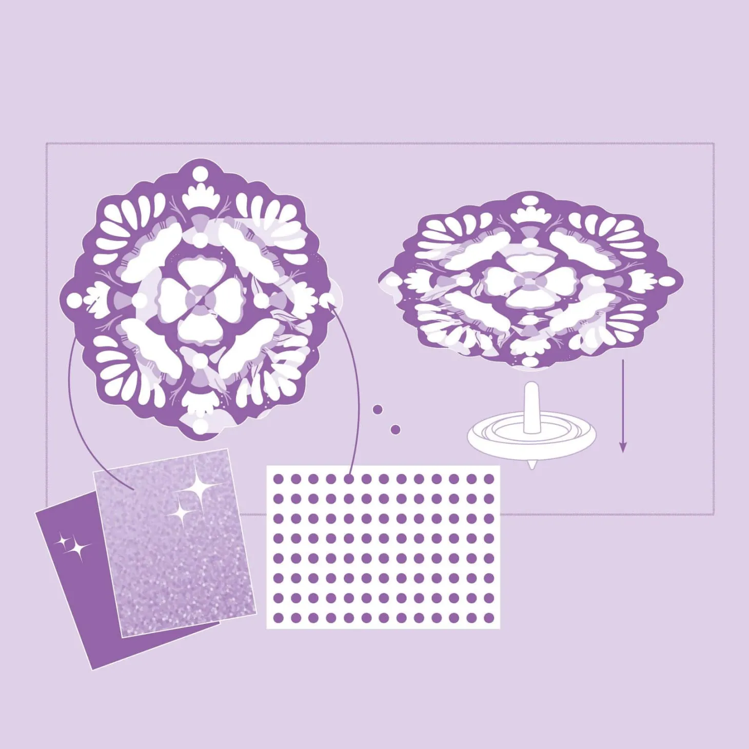 Zrób to sam - bączki FLOWER POWER
